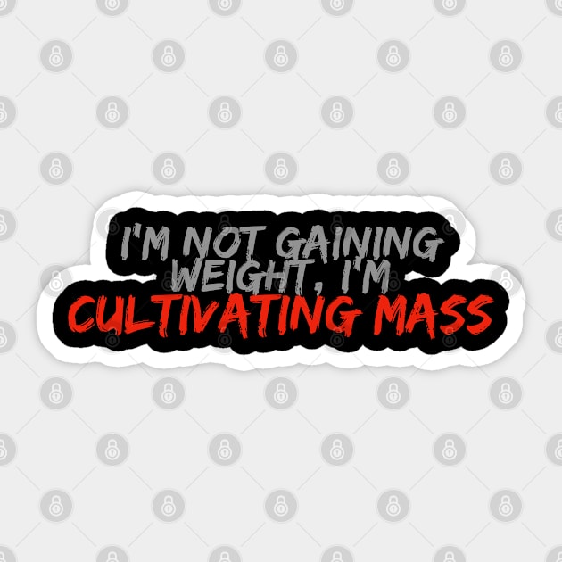 Cultivating Mass Sticker by QuoTeeUK